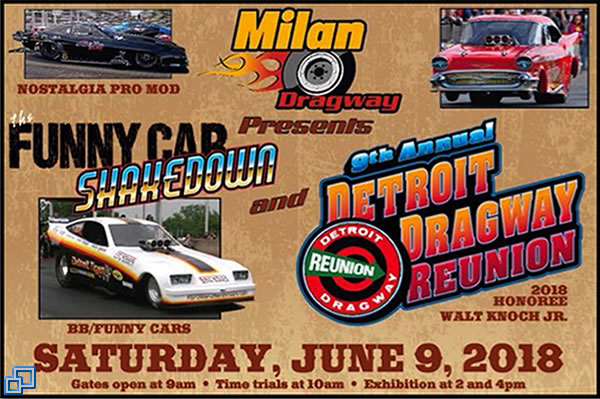 9th Annual Detroit Dragway Reunion And Funny Car Shakedown