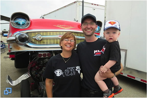 I met Adam a while ago, when he was crewing for Warren Johnson and he just happened to be at the track with one of the Pro Stock teams. What a treat to have him and his son stop by to say Hello. 