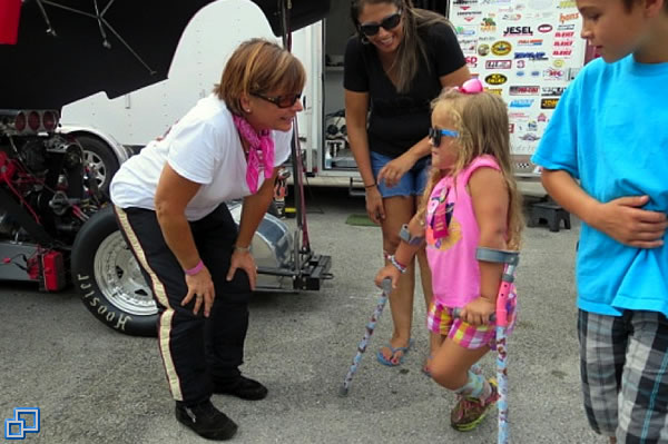One of the things I love about racing is we get to meet some really special people.