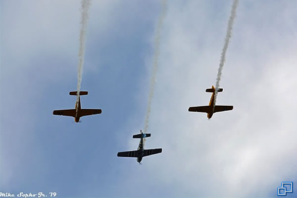 Opening ceremonies with Vintage Planes fly-over