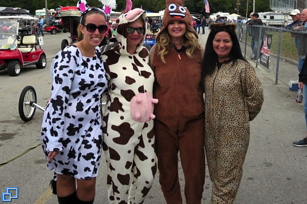 Halloween costumes are part of the fun at the NDRL Fall Finals.